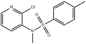 Benzenesulfonamide, N-(2-chloro-3-pyridinyl)-N,4-dimethyl- 化学構造式