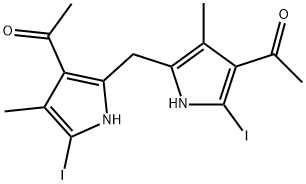 Ethanone, 1-[2-[(4-acetyl-5-iodo-3-methyl-1H-pyrrol-2-yl)methyl]-5-iodo-4-methyl-1H-pyrrol-3-yl]-