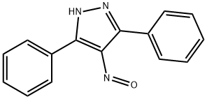 1H-Pyrazole, 4-nitroso-3,5-diphenyl- 结构式