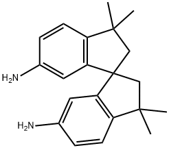 1,1'-Spirobi[1H-indene]-6,6'-diamine, 2,2',3,3'-tetrahydro-3,3,3',3'-tetramethyl-,106477-90-1,结构式