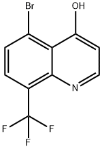 5-Bromo-8-(trifluoromethyl)quinolin-4(1H)-one 结构式