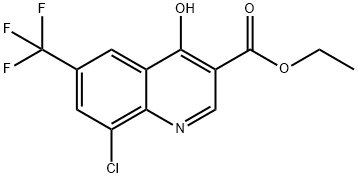 Ethyl 8-chloro-4-hydroxy-6-(trifluoromethyl)quinoline-3-carboxylate|