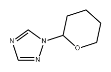 1H-1,2,4-Triazole, 1-(tetrahydro-2H-pyran-2-yl)-,106535-18-6,结构式