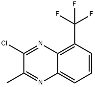 3-Chloro-5-(trifluoromethyl)-2-methylquinoxaline Struktur