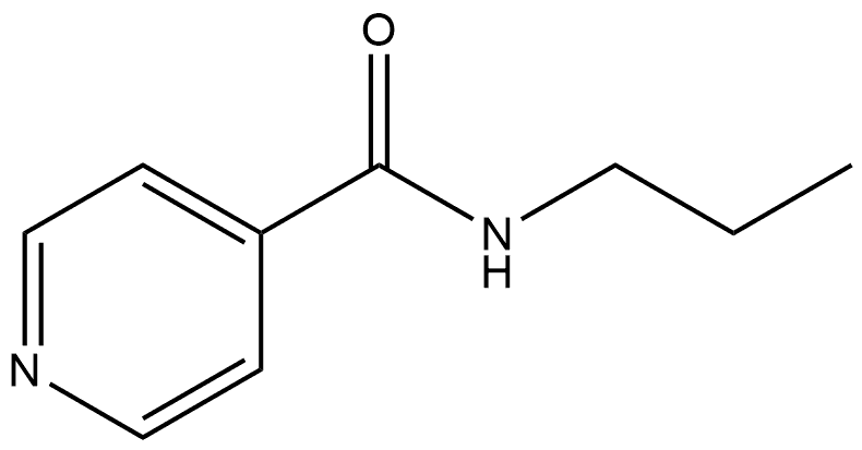 N-Propyl-4-pyridinecarboxamide Structure