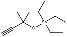 Stannane, [(1,1-dimethyl-2-propyn-1-yl)oxy]triethyl- Struktur