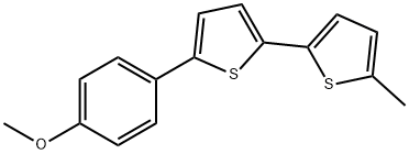 2,2'-Bithiophene, 5-(4-methoxyphenyl)-5'-methyl-,106928-78-3,结构式