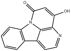 6H-Indolo[3,2,1-de][1,5]naphthyridin-6-one, 4-hydroxy- Structure