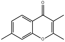 2,3,7-Trimethyl-4H-chromen-4-one 结构式