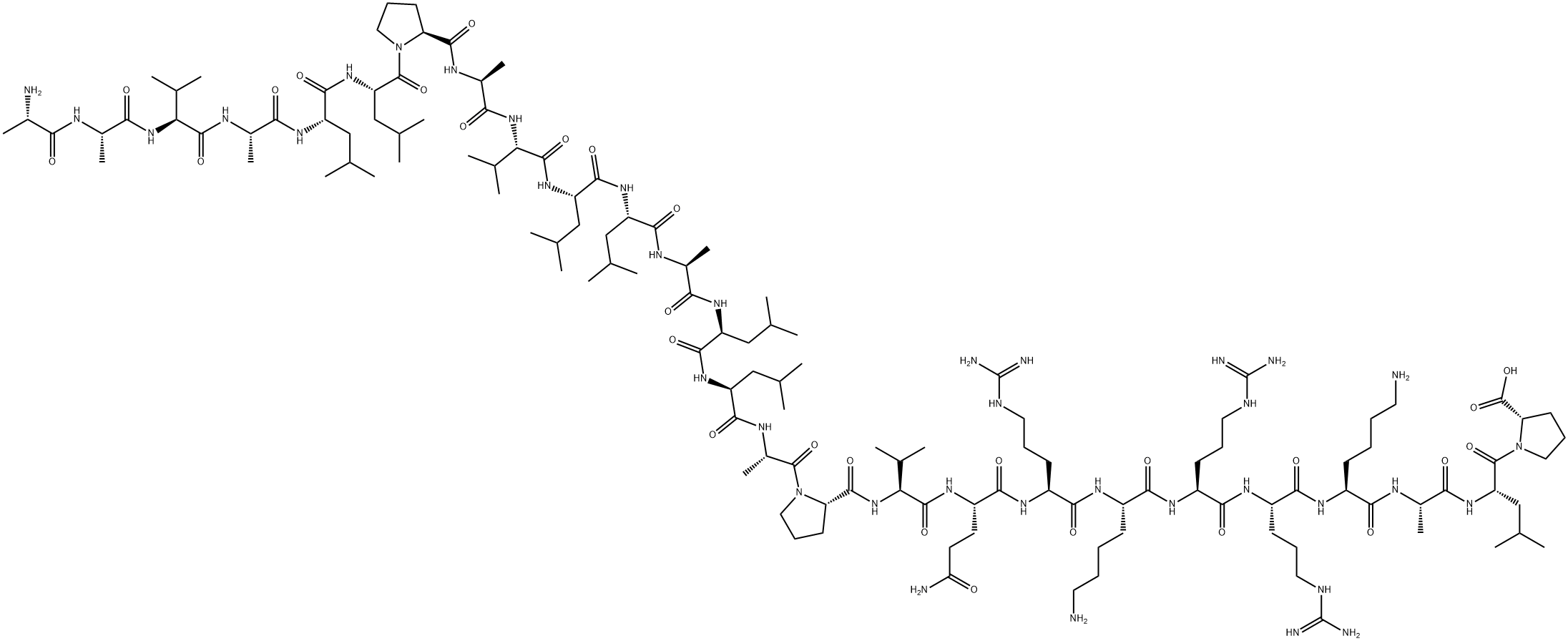 抑制剂多肽SN52 结构式