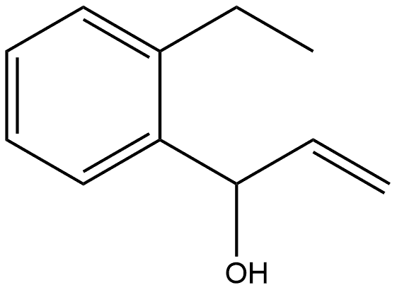 α-Ethenyl-2-ethylbenzenemethanol Structure