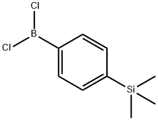Borane, dichloro[4-(trimethylsilyl)phenyl]- Structure