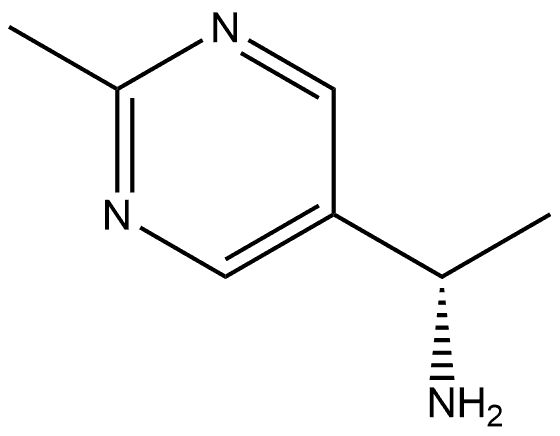 (S)-1-(2-methylpyrimidin-5-yl)ethan-1-amine,1071435-92-1,结构式