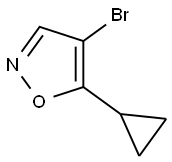 4-溴-5-环丙基异噁唑, 1071497-43-2, 结构式