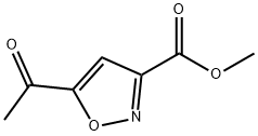 3-Isoxazolecarboxylic acid, 5-acetyl-, methyl ester Structure
