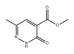 4-Pyridazinecarboxylic acid, 2,3-dihydro-6-methyl-3-oxo-, methyl ester,1071639-60-5,结构式