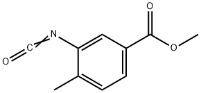 Benzoic acid, 3-isocyanato-4-methyl-, methyl ester 结构式