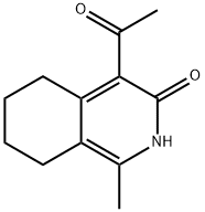 4-Acetyl-1-methyl-5,6,7,8-tetrahydroisoquinolin-3(2H)-one Struktur