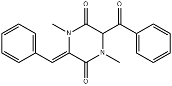 2,5-Piperazinedione, 3-benzoyl-1,4-dimethyl-6-(phenylmethylene)-, (6Z)-