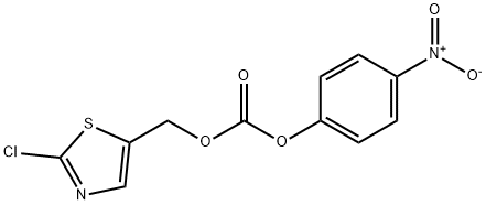 Carbonic acid, (2-chloro-5-thiazolyl)methyl 4-nitrophenyl ester Struktur