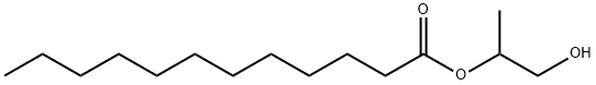 Lauric acid 2-hydroxy-1-methylethyl ester,107328-11-0,结构式