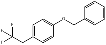 Benzene, 1-(phenylmethoxy)-4-(2,2,2-trifluoroethyl)- Structure