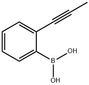 Boronic acid, B-[2-(1-propyn-1-yl)phenyl]- 化学構造式
