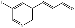 (E)-3-(5-氟吡啶-3-基)丙烯醛 结构式