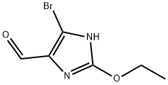 1H-Imidazole-4-carboxaldehyde, 5-bromo-2-ethoxy- 化学構造式