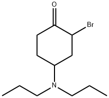 Cyclohexanone, 2-bromo-4-(dipropylamino)- 结构式