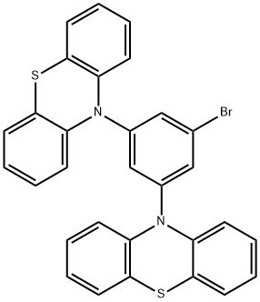 10H-Phenothiazine, 10,10'-(5-bromo-1,3-phenylene)bis-|10,10'-(5-溴-1,3-亚苯基)双(10H-吩噻嗪)