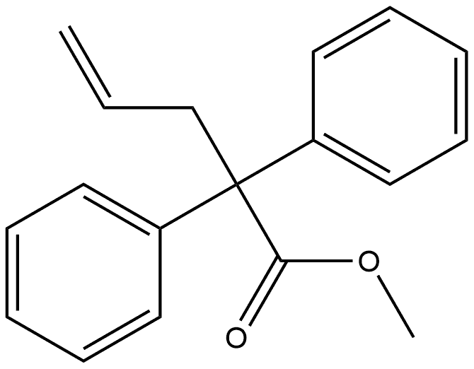 Benzeneacetic acid, α-phenyl-α-2-propen-1-yl-, methyl ester