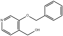 4-Pyridinemethanol, 3-(phenylmethoxy)- 化学構造式