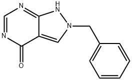 2-Benzyl-1H-pyrazolo[3,4-d]pyrimidin-4(2H)-one Structure