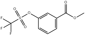 3-三氟甲磺酰氧基苯甲酸甲酯, 107658-28-6, 结构式