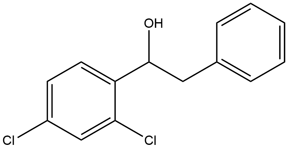 α-(2,4-Dichlorophenyl)benzeneethanol Structure