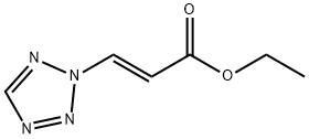 2-Propenoic acid, 3-(2H-tetrazol-2-yl)-, ethyl ester, (2E)- Structure