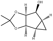 (3AR,3BR,4AS,5S,5AS)-2,2-二甲基六旋流丙烷[3,4]环戊烷[1,2-D][1,3]二噁英-5-醇, 1078503-71-5, 结构式