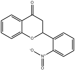 2-(2-Nitrophenyl)chroman-4-one,107918-07-0,结构式