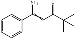 1-Penten-3-one, 1-amino-4,4-dimethyl-1-phenyl- Structure