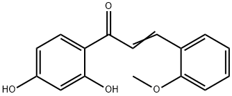 2-Propen-1-one, 1-(2,4-dihydroxyphenyl)-3-(2-methoxyphenyl)- Structure