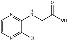 Glycine, N-(3-chloro-2-pyrazinyl)- 化学構造式