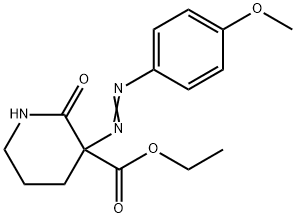 108171-00-2 Ethyl 3-[2-(4-methoxyphenyl)diazenyl]-2-oxo-3-piperidinecarboxylate