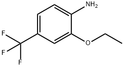 Benzenamine, 2-ethoxy-4-(trifluoromethyl)- Structure