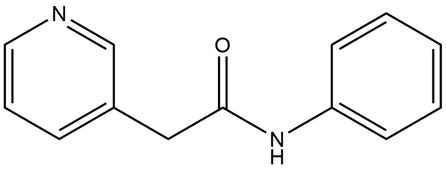 N-Phenyl-3-pyridineacetamide 结构式