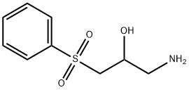1-amino-3-(benzenesulfonyl)propan-2-ol 化学構造式