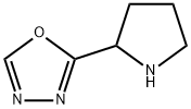 1,3,4-Oxadiazole, 2-(2-pyrrolidinyl)-,1082296-26-1,结构式