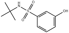 N-(叔丁基)-3-羟基苯磺酰胺, 1082398-55-7, 结构式