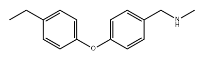 1-(4-(4-乙基苯氧基)苯基)-N-甲基甲胺, 1082830-83-8, 结构式