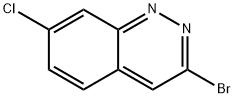 Cinnoline, 3-bromo-7-chloro- Structure